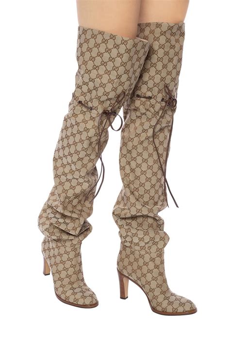 thigh gucci boots|high heel gucci boots women.